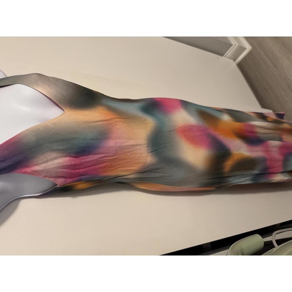 LNA Multicolor Mirage V-neck Maxi Dress - Picture 2 of 8